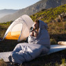 Мешок спальный NATUREHIKE CW400 NH18C400-D с утиным пухом серый 6927595794562